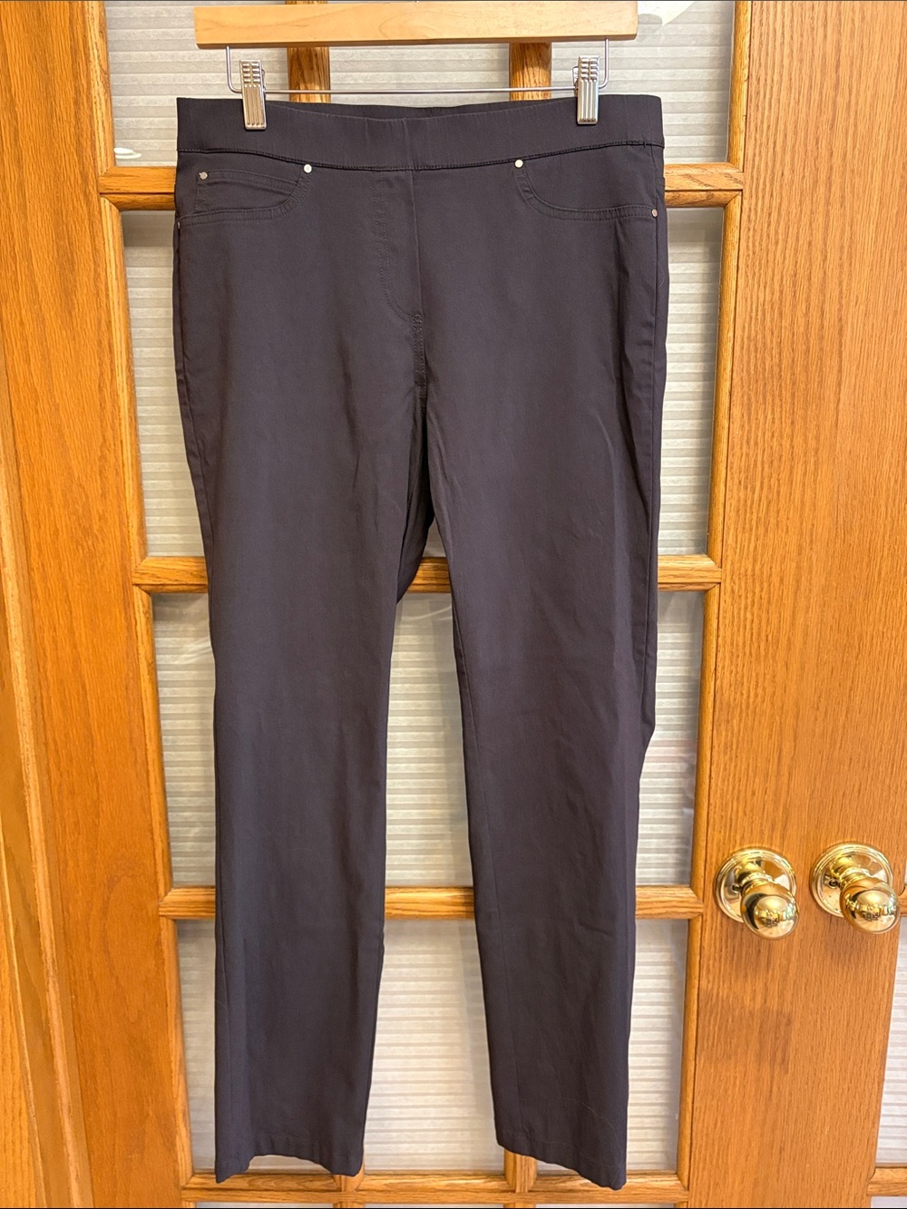 EUC Rafaella Straight-Leg Pull-On Pants